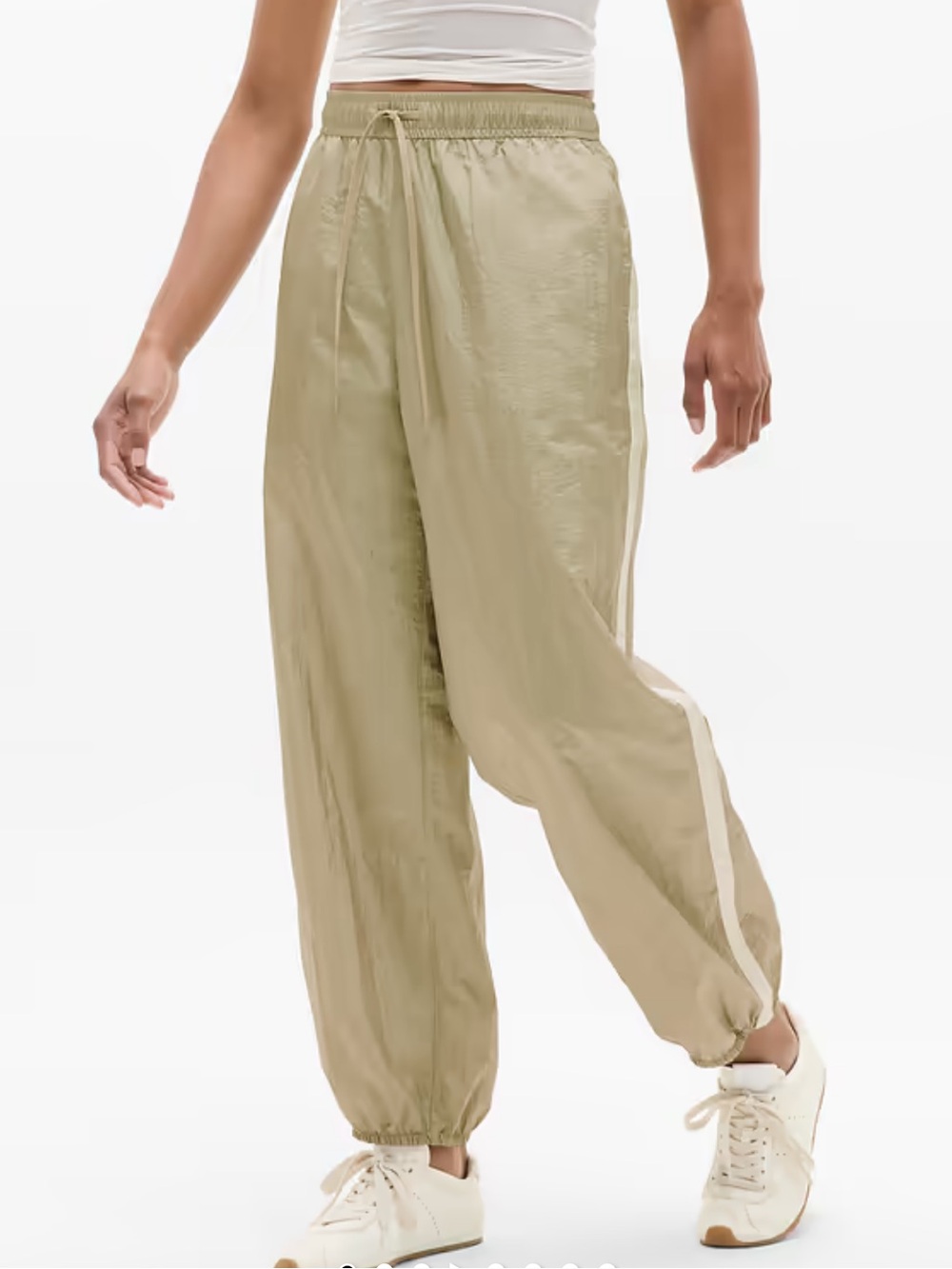 Athleta Daybreak Mid Rise Parachute Jogger size XL 775552